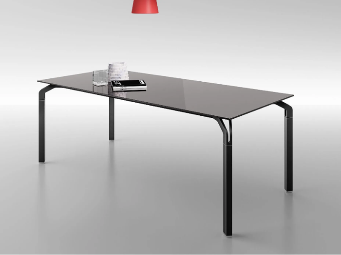 YOGA - Lacquered glass office desk / meeting table _ About Office